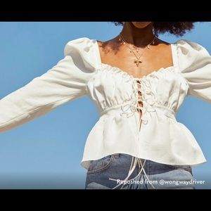 NWT Brock Collection x H&M Lyocell-blend blouse